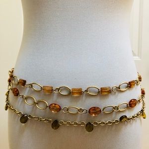 Talbots gold chain belt or necklace
